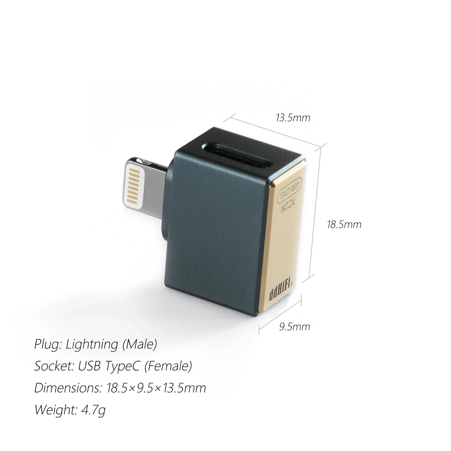 DDHIFI TC28i Lightning To Type C OTG Adapter 7 DDHIFI TC28i Lightning To Type C OTG Adapter - Image 5