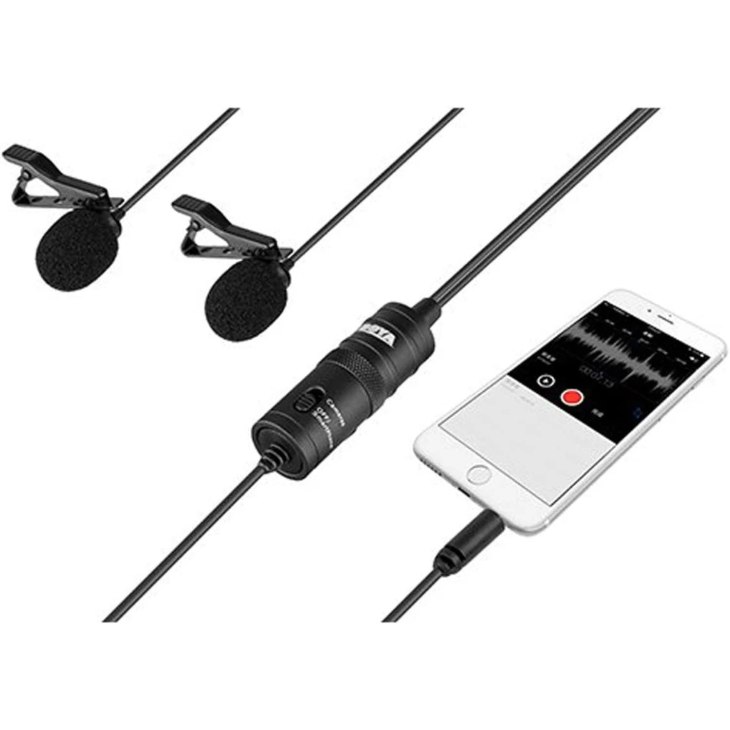 BOYA BY-M1DM Dual Lavalier Universal Microphone 4 BOYA BY-M1DM Dual Lavalier Universal Microphone - Image 2
