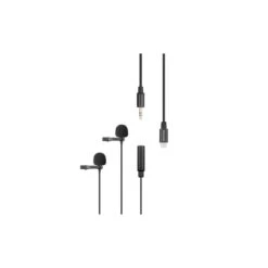 Saramonic LavMicro U1C Dual Head Clip-on Microphone 8 Saramonic LavMicro U1C Dual Head Clip-on Microphone -Audio Headphone Store 3 8bd5f878 aa21 4d65 9537 af13e1a8964f