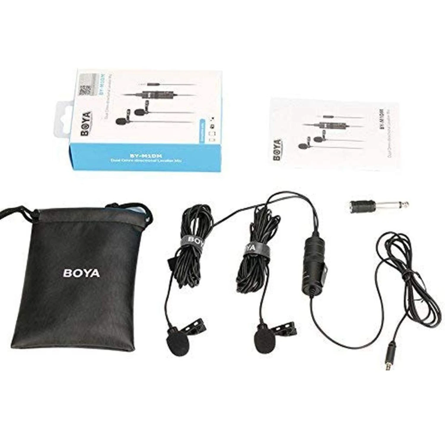 BOYA BY-M1DM Dual Lavalier Universal Microphone 7 BOYA BY-M1DM Dual Lavalier Universal Microphone - Image 5