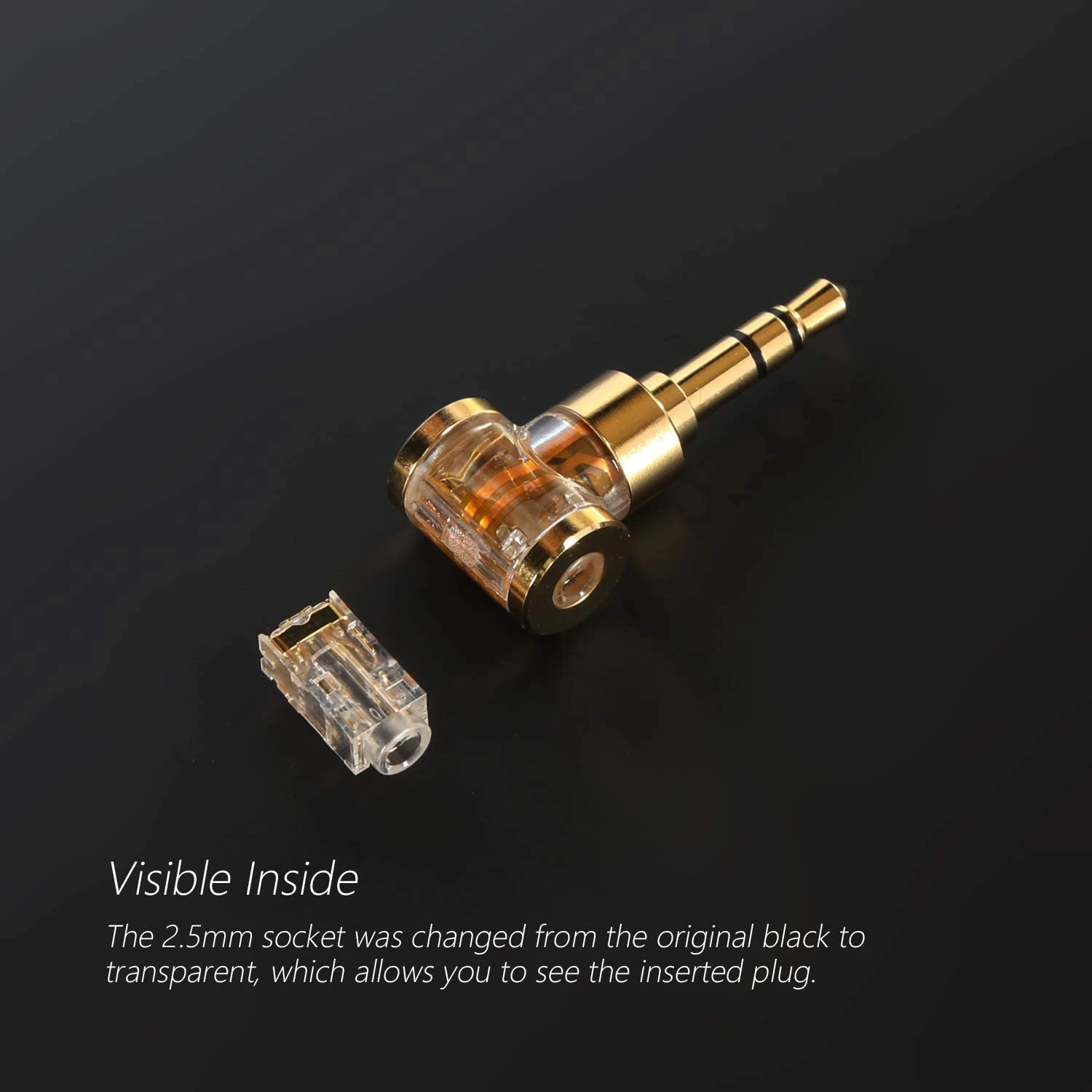 DDHIFI DJ35AG (3.5mm Male To 2.5mm Female) / DJ44AG (4.4mm Male To 2.5mm Female) Gold Version Adapter 3 DDHIFI DJ35AG (3.5mm Male To 2.5mm Female) / DJ44AG (4.4mm Male To 2.5mm Female) Gold Version Adapter