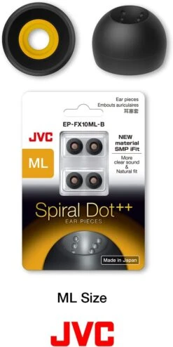JVC Spiral Dot ++ Eartips 12 JVC Spiral Dot ++ Eartips -Audio Headphone Store 61nDWMYnKIL. AC SL1500