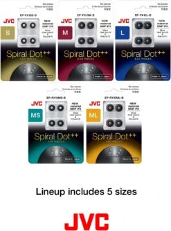 JVC Spiral Dot ++ Eartips 15 JVC Spiral Dot ++ Eartips -Audio Headphone Store 71WXHCl3lcL. AC SL1500