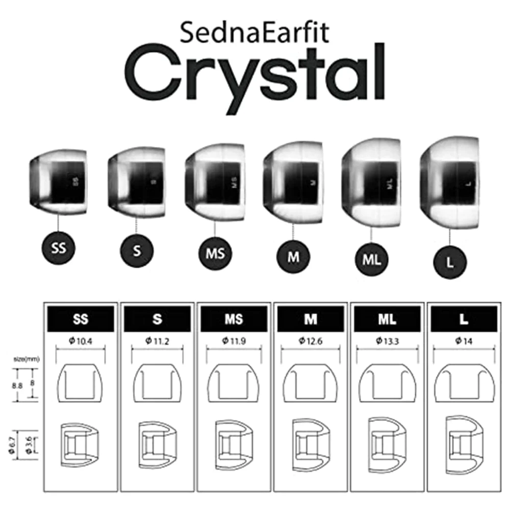 Azla SednaEarfit Crystal Eartips 8 Azla SednaEarfit Crystal Eartips - Image 6
