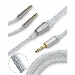 Meze MONO 3.5 MM SILVER-PLATED UPGRADE CABLES -Audio Headphone Store MONO 3.5 MM SILVER PLATED UPGRADE CABLES 4.4mm