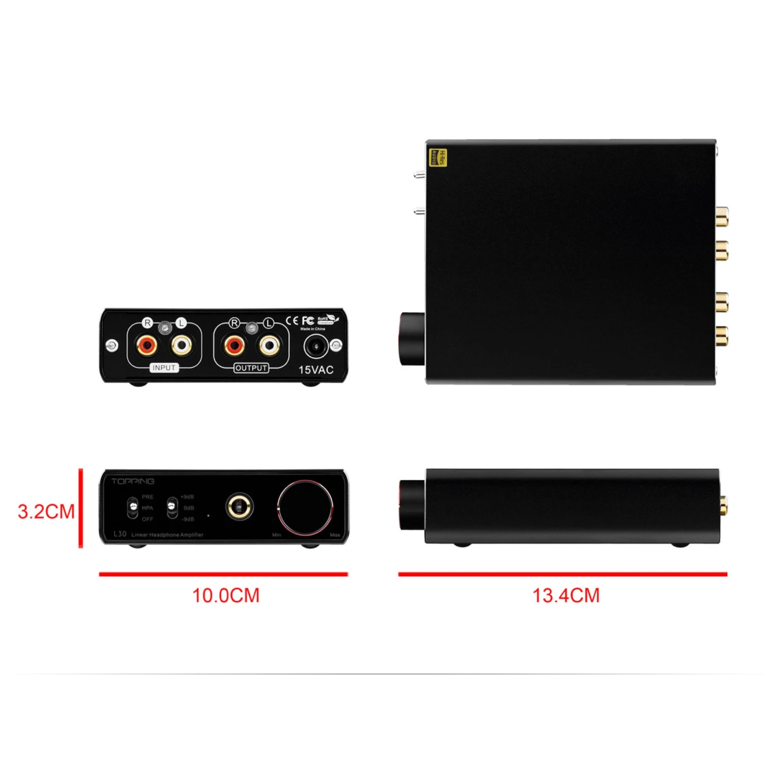 TOPPING L30 Headphone Amplifier 4 TOPPING L30 Headphone Amplifier - Image 2
