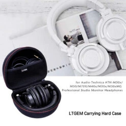 Portable Carrying Case For Audio-Technica Studio Monitoring Headphones -Audio Headphone Store ezgif.com gif maker 1