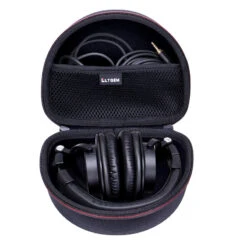 Portable Carrying Case For Audio-Technica Studio Monitoring Headphones -Audio Headphone Store ezgif.com gif maker 2